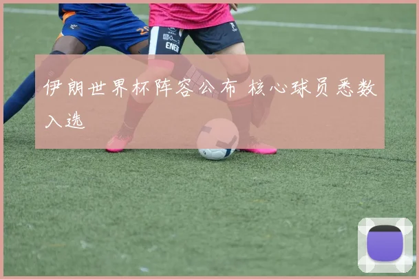 伊朗世界杯阵容公布 核心球员悉数入选